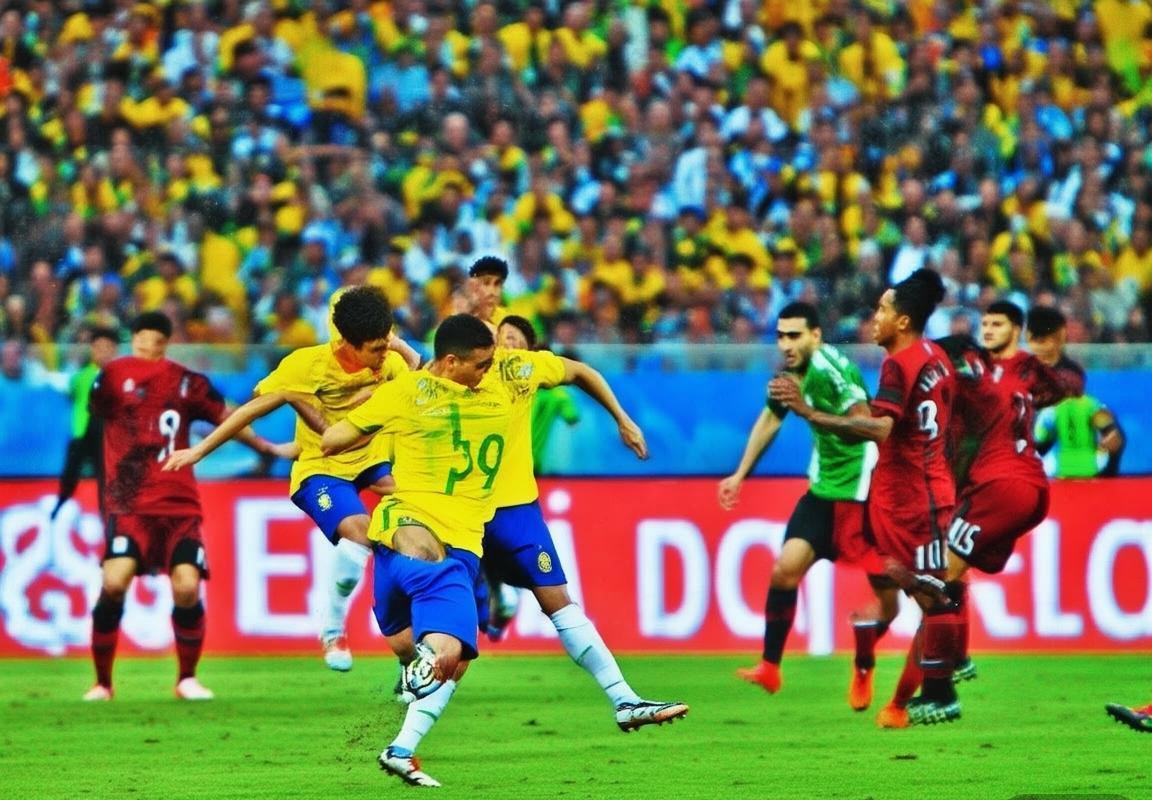 巴西VS墨西哥巅峰对决：激情绿茵战火燃(图2)